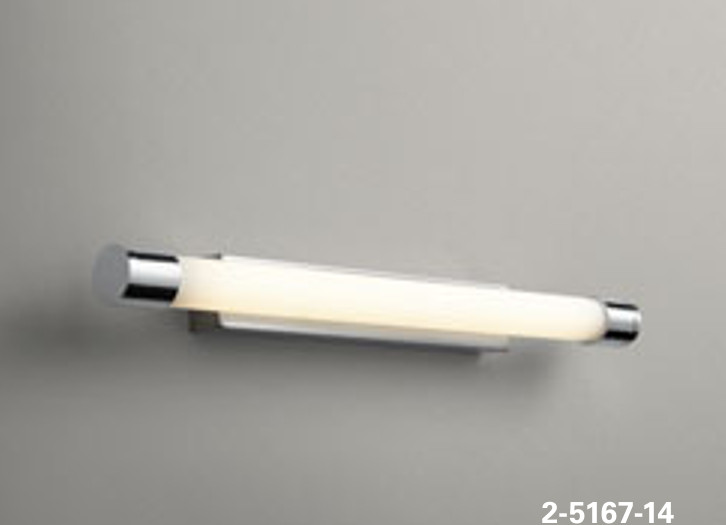 Oxygen Lighting Zenith 2' 1 Light Bath Bar #2-5167-14