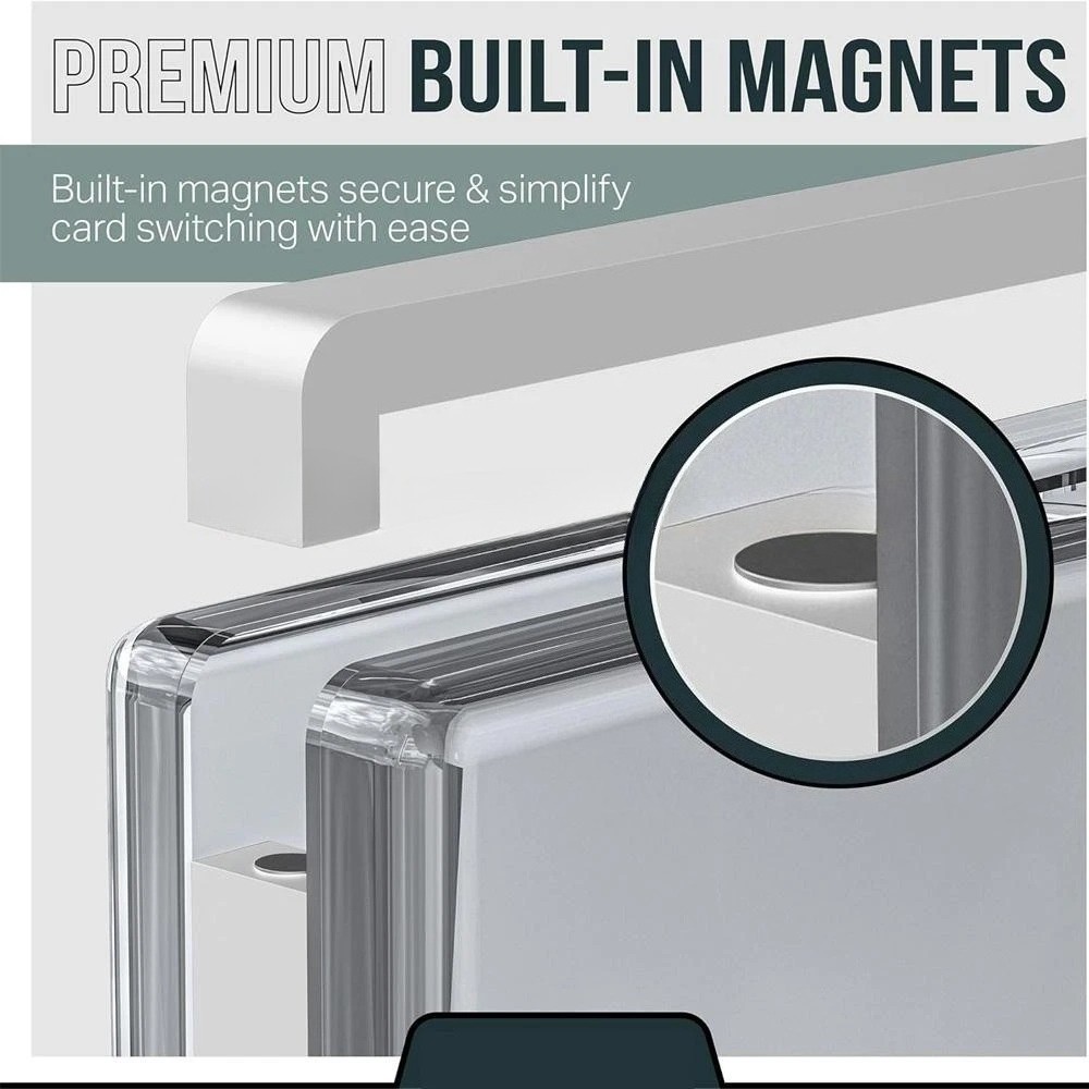 Premium Magnetic Acrylic Display Protector Case for CGC PSA Graded Card Slab US