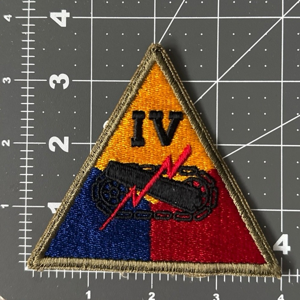 WW2 US Army IV (4th) Armor Corps Patch - #1456