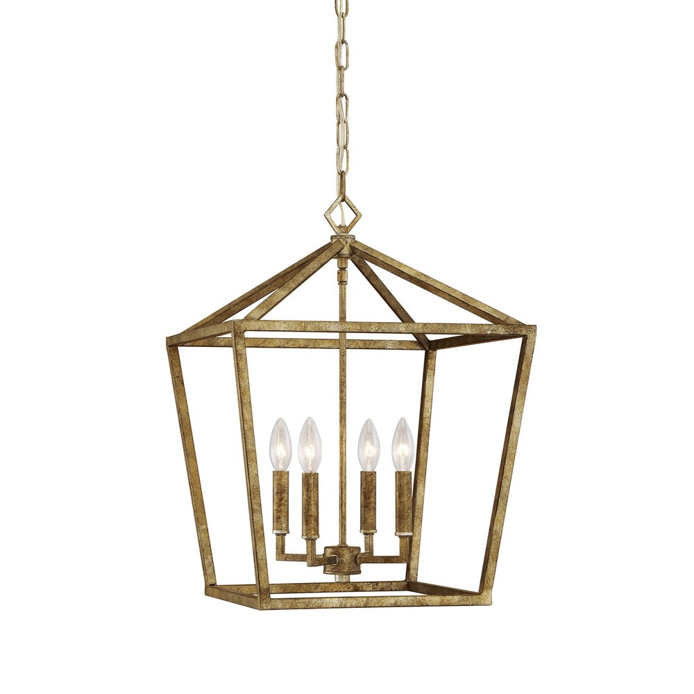 Millennium 16" Open Frame - Gold, Champ, Gld Leaf 4-Light