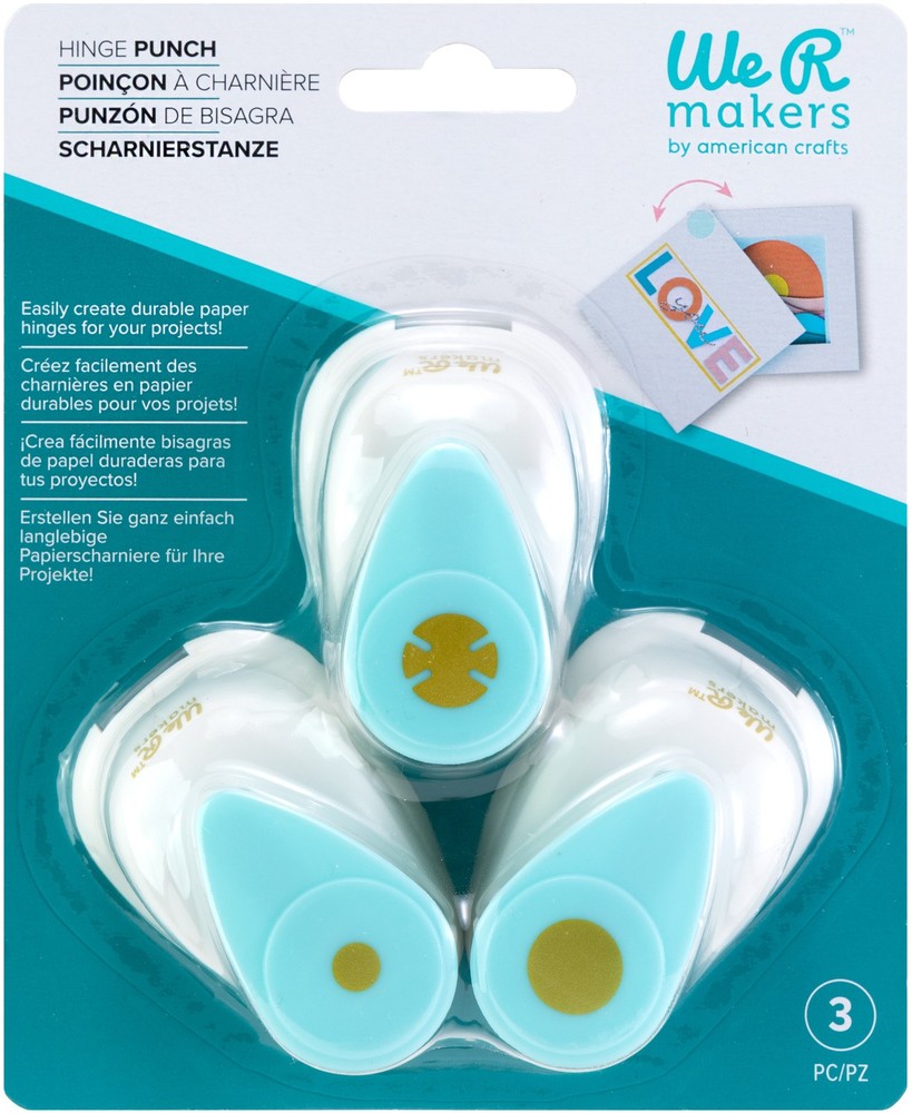 We R Hinge Punch Set-White/Blue