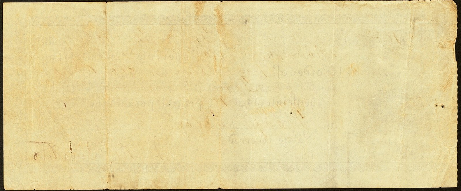 TX $10 TROUPE Texas Dixie Lodge #272 November 1st, 1897 private promissory note