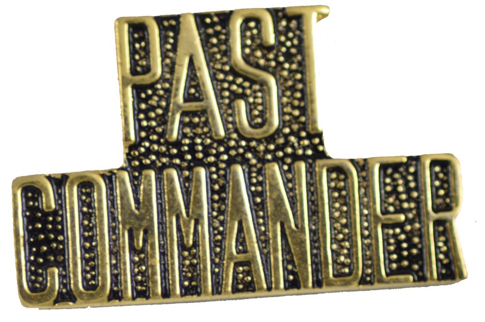 PAST COMMANDER HAT PIN