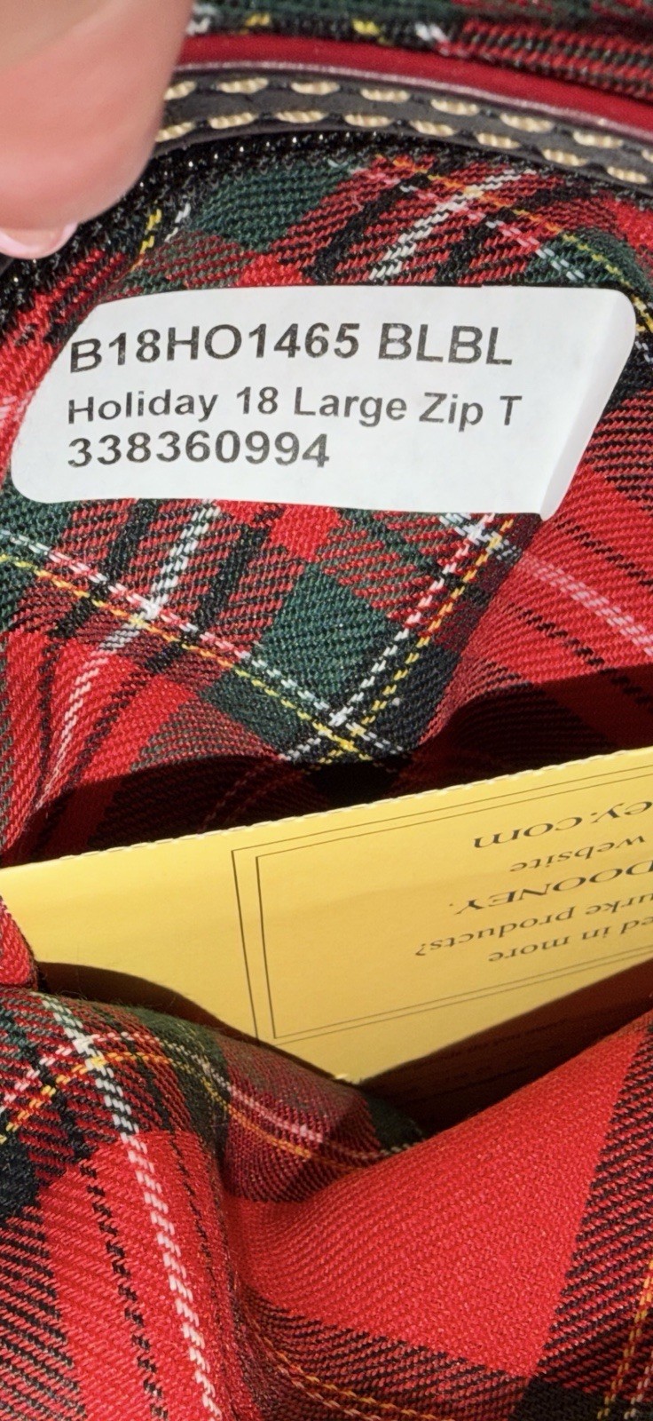 Dooney & Bourke Disney Holiday 2018 Mickey Minnie Large Zip Tote Bag Black