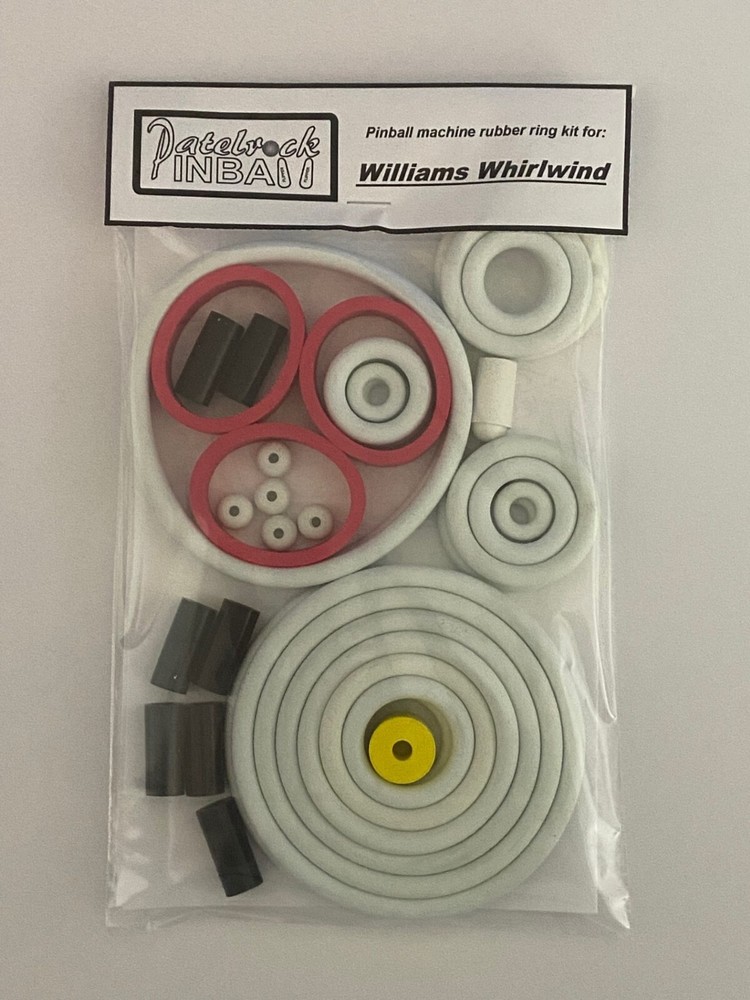 1990 Williams Whirlwind Pinball Machine Rubber Ring Kit
