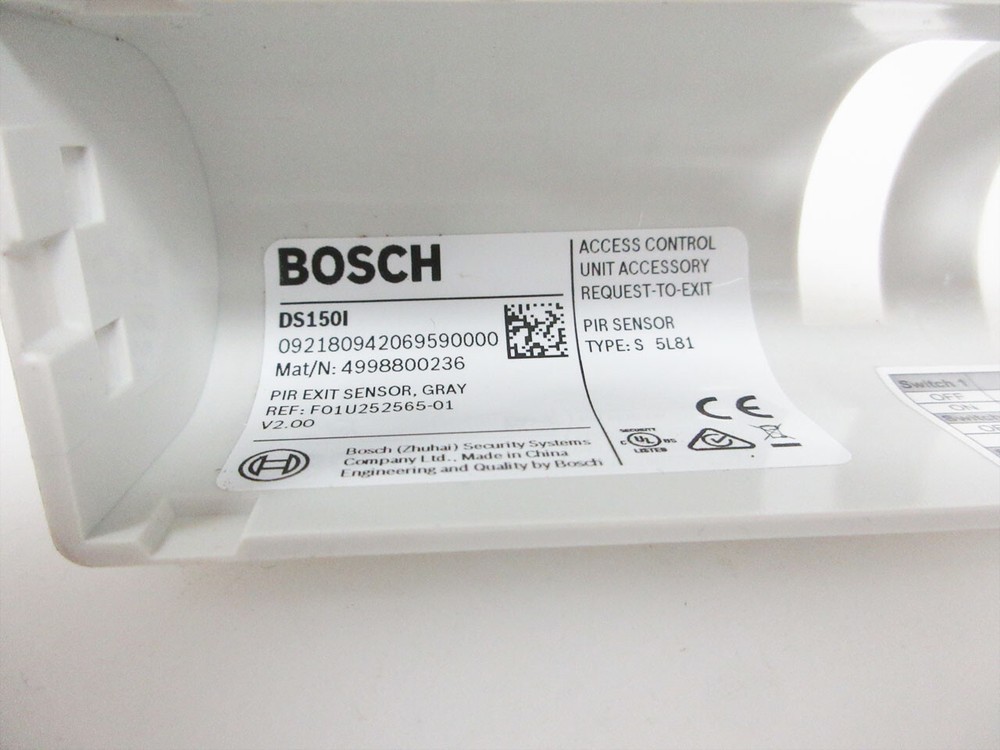 BOSCH DS150I REQUEST-TO-EXIT SENSOR
