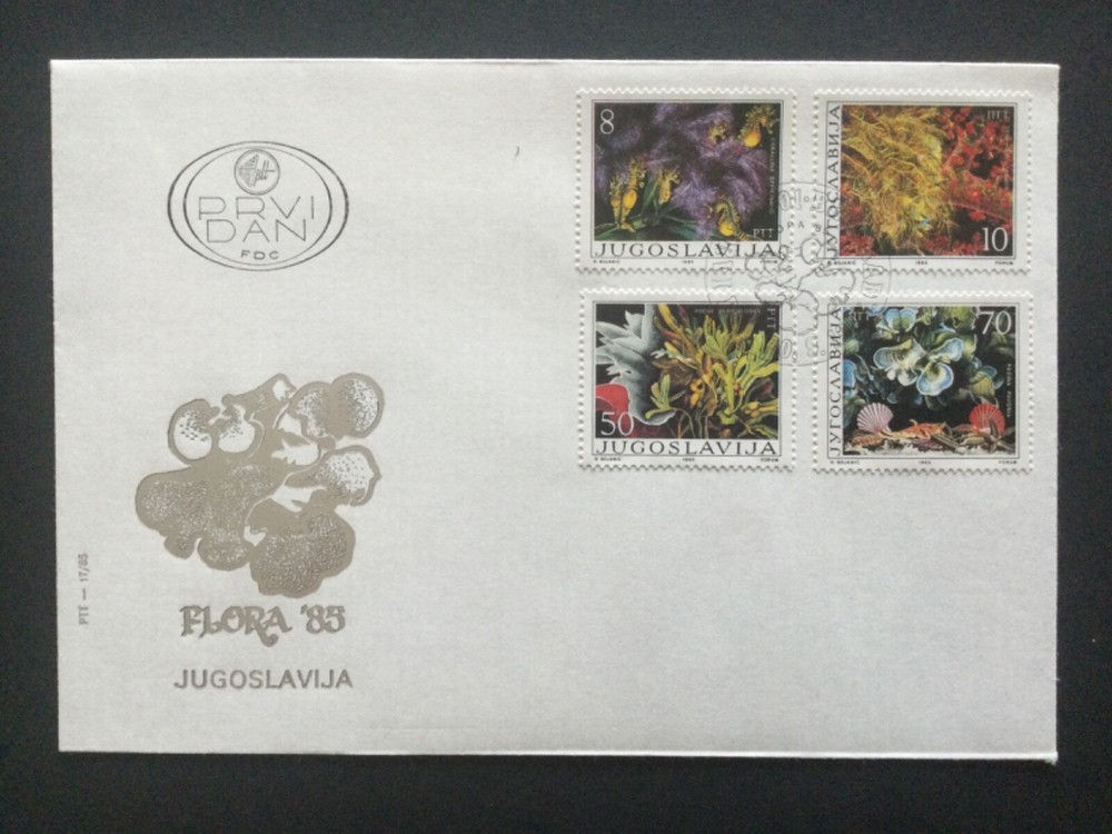 1985 Yugoslavia Flora Plants First Day Cover