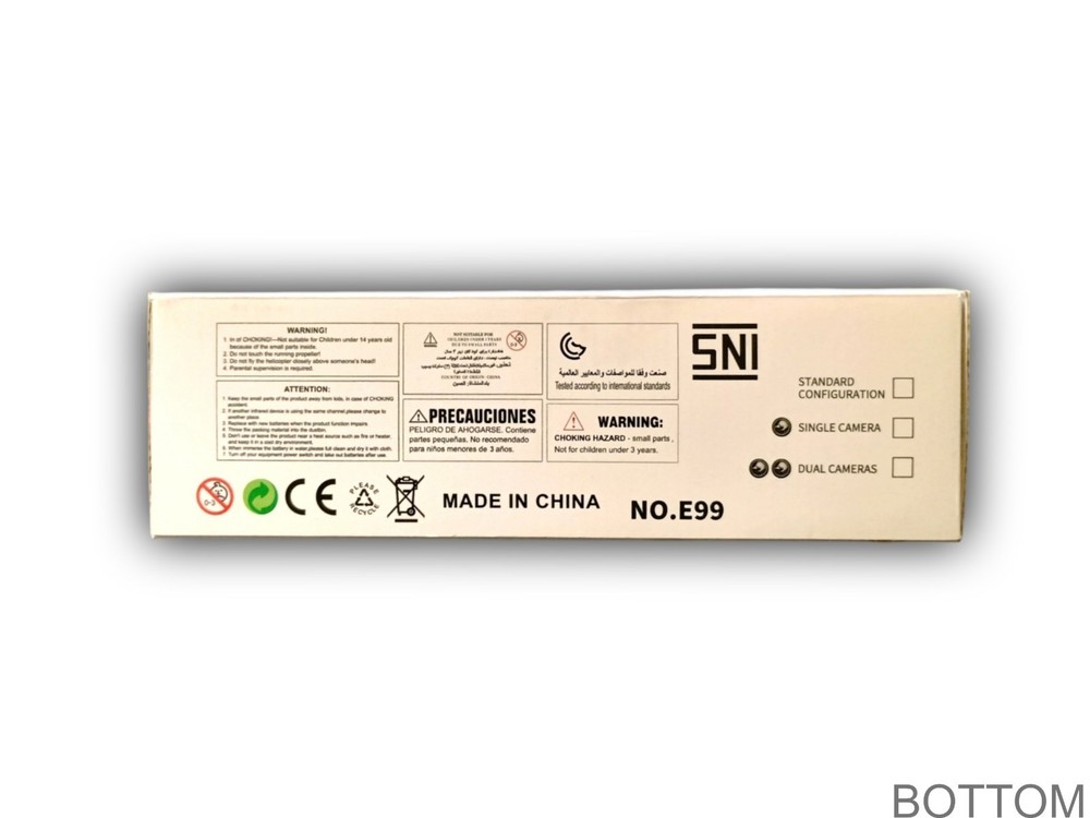 Drone E99 Pro Foldable Quadcopter WiFi Camera (See Description)