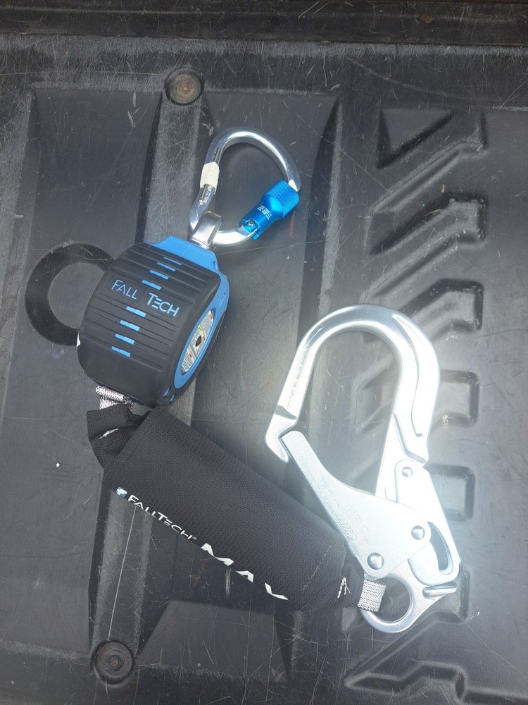 FallTech DuraTech 9' MAX Web Self-Retracting SRD Steel Snap Hook 82709SA1