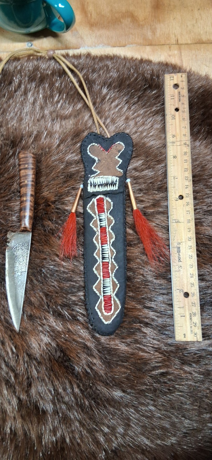 Native American Neck Knife Sheath