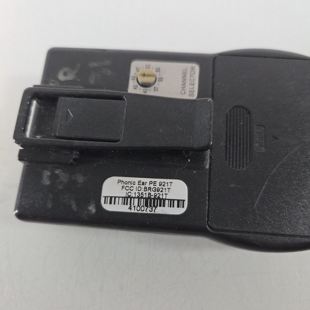 LOT OF 3 Bodyworn Transmitter 921T Radium 216MHz by Phonic Ear UNTESTED TURNS ON