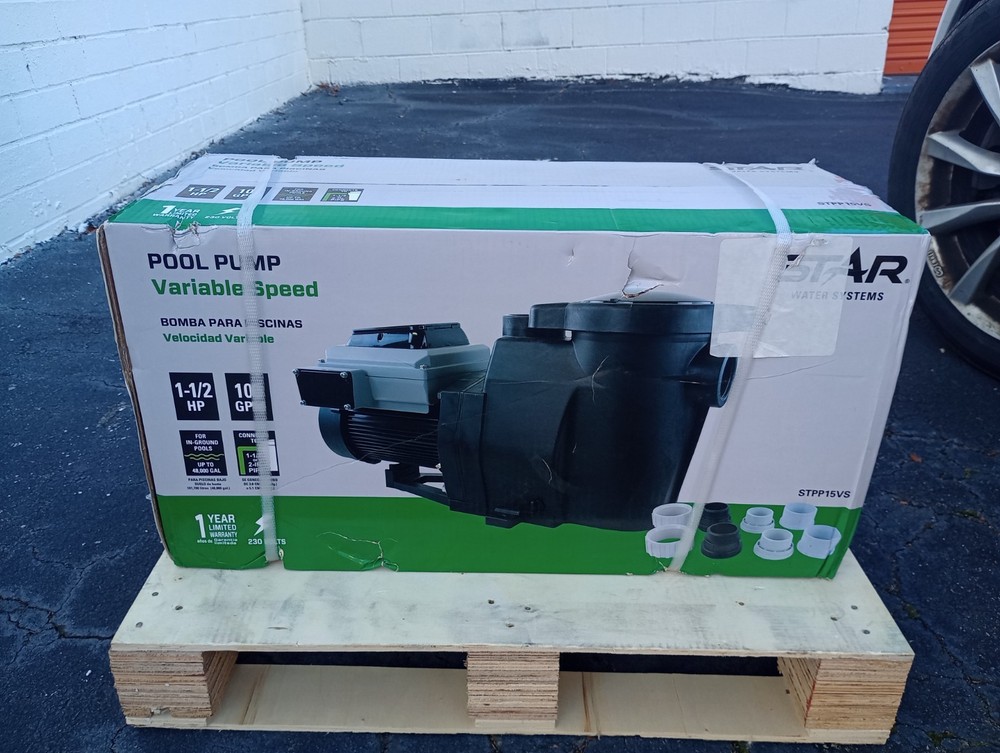 STAR 1.5 HP Programmable Variable Speed Pool Pump (Energy Star) STPP15VS
