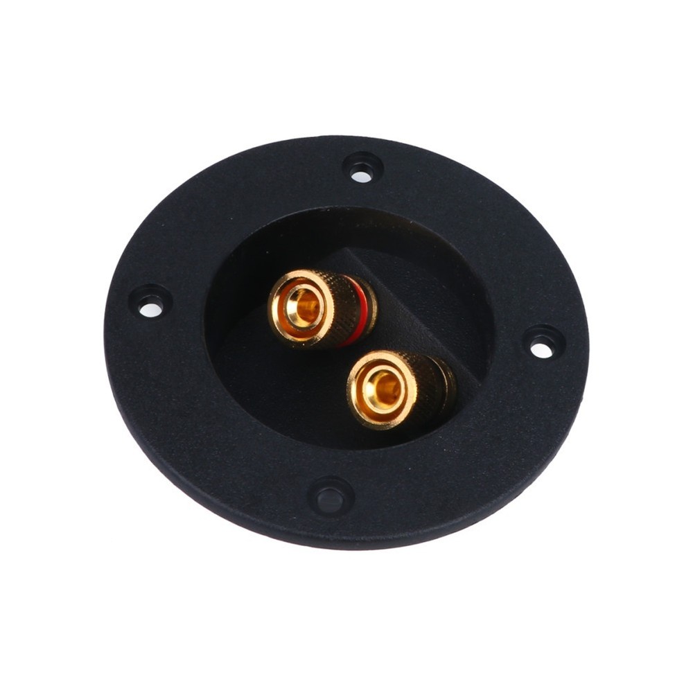 2Pcs Speaker Terminal Cup Binding Post Round Connectors for DIY Speaker Box
