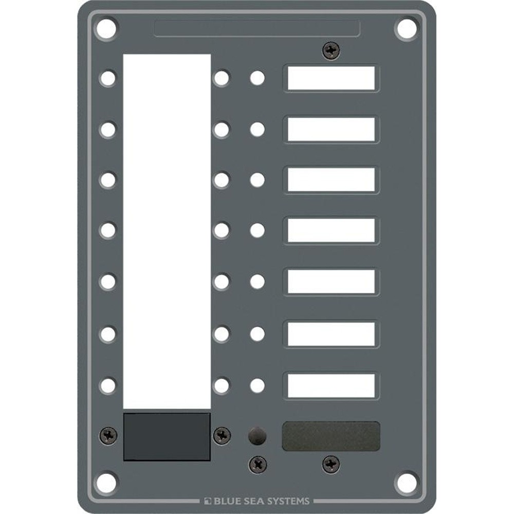 Blue Sea Systems 8087 8 Position C-Series Panel - Blank