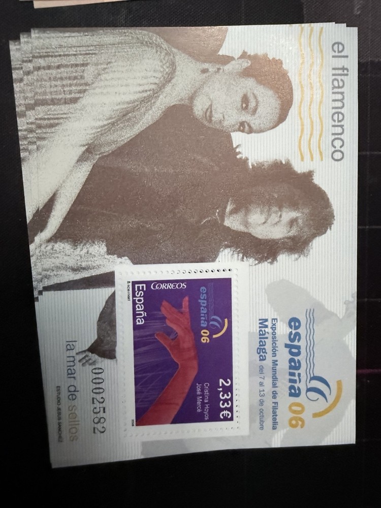 Spanish stamps 7 mini sheets "espanoa 06"