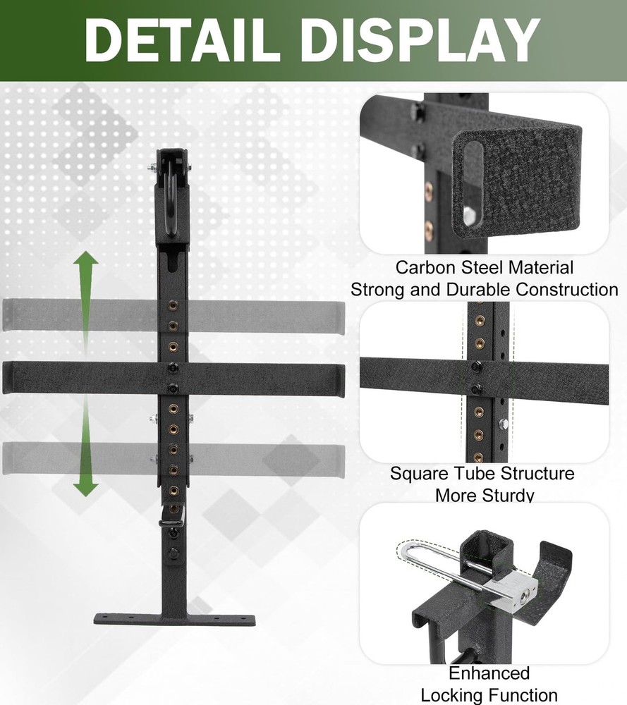 Backpack Blower Rack for Trailers Universal Storage Holder Black