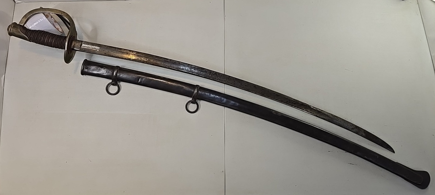 Providence Tool Co. Civil War Model 1860 Cavalry Sword w/Scabbard - 1862