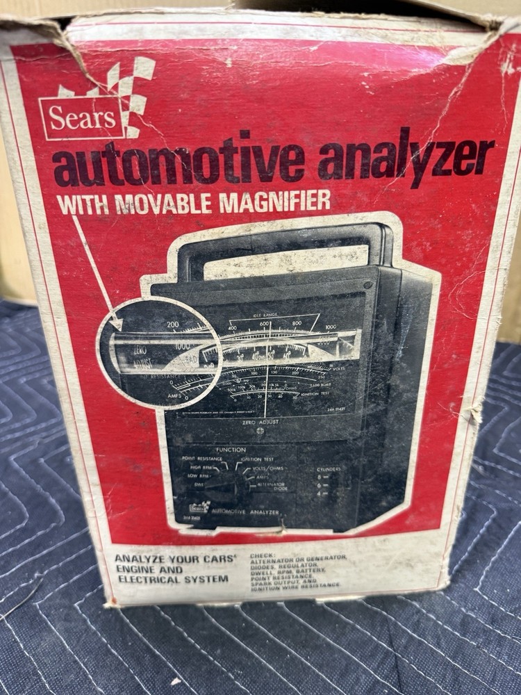 Vintage Sears 224 21421 Engine Analyzer