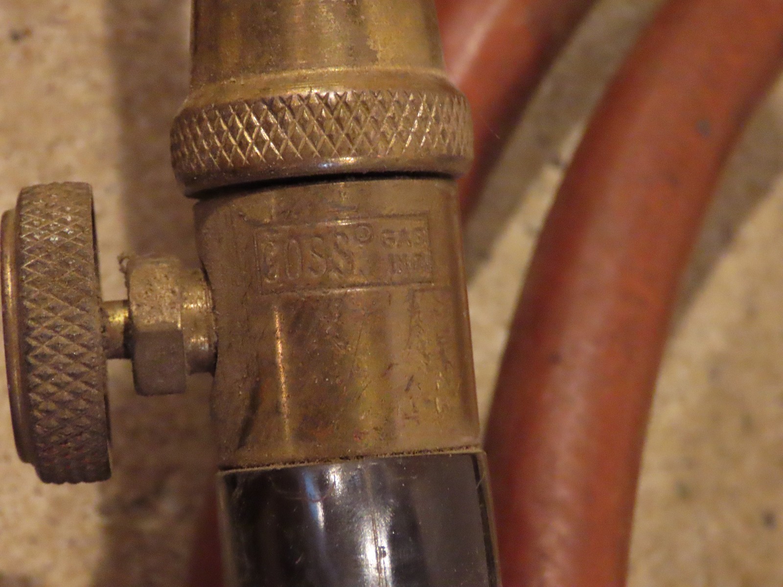 Complete Propane Torch Nozzles with Red Handles Hose Regulator Etc REGO 567B