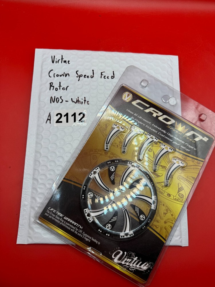 Virtue Crown Speed Feed Rotor  NOS-White