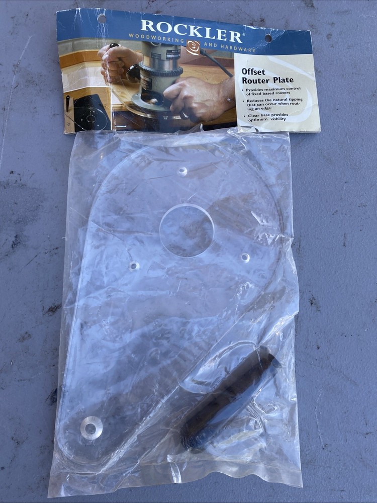 Rockler Universal Offset Router Plate