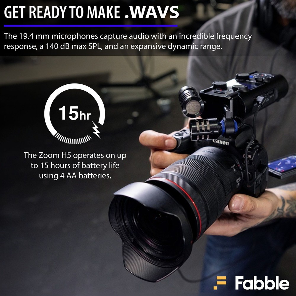 Zoom H5studio Handy Recorder Bundle