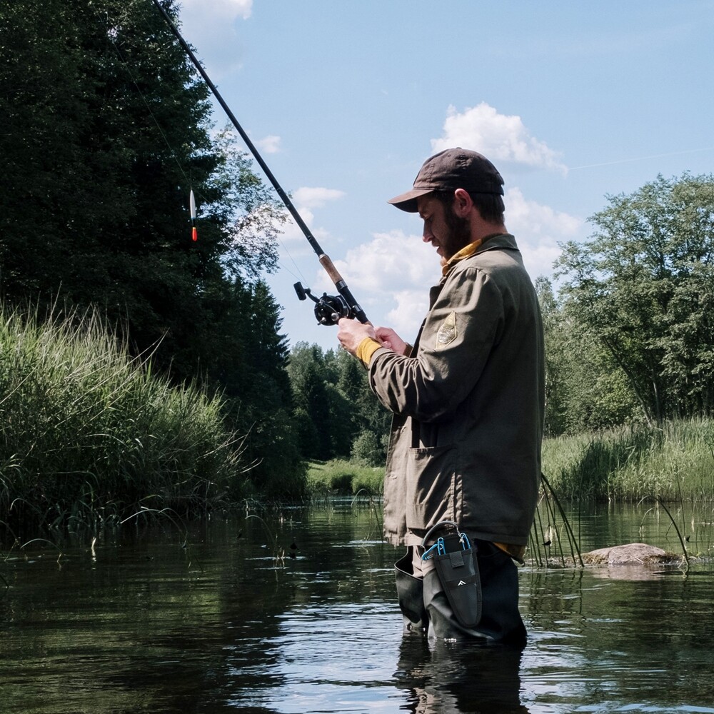 FLISSA 8" Aluminum Fishing Pliers Saltwater Corrosion Resistant Split Ring Plier