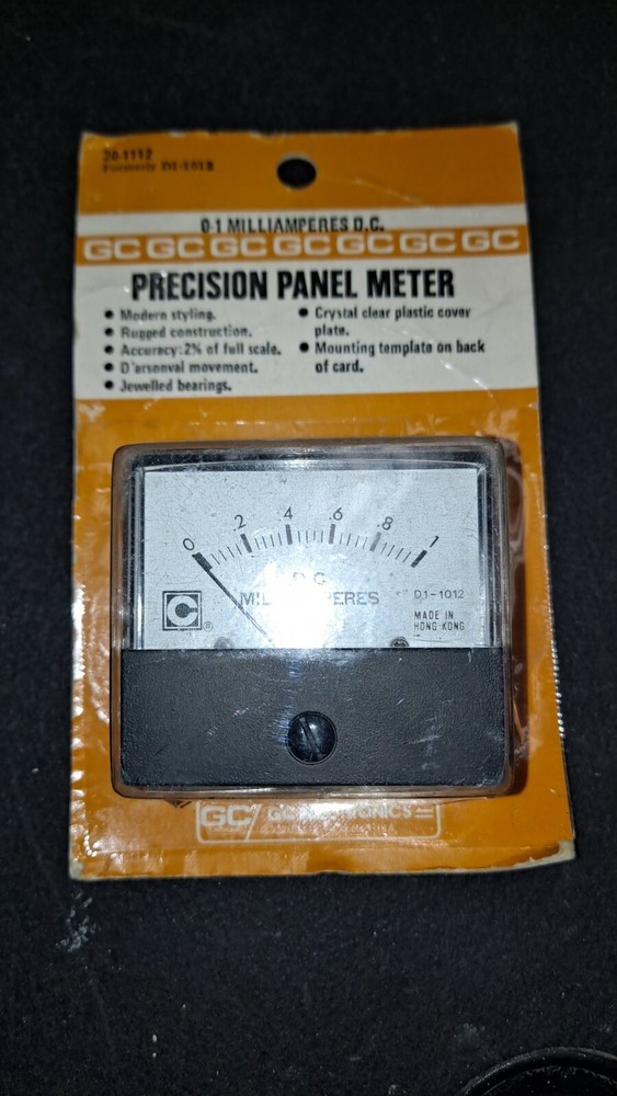 GC Electronics Precision Panel Meter 20-1112 New D1-1012