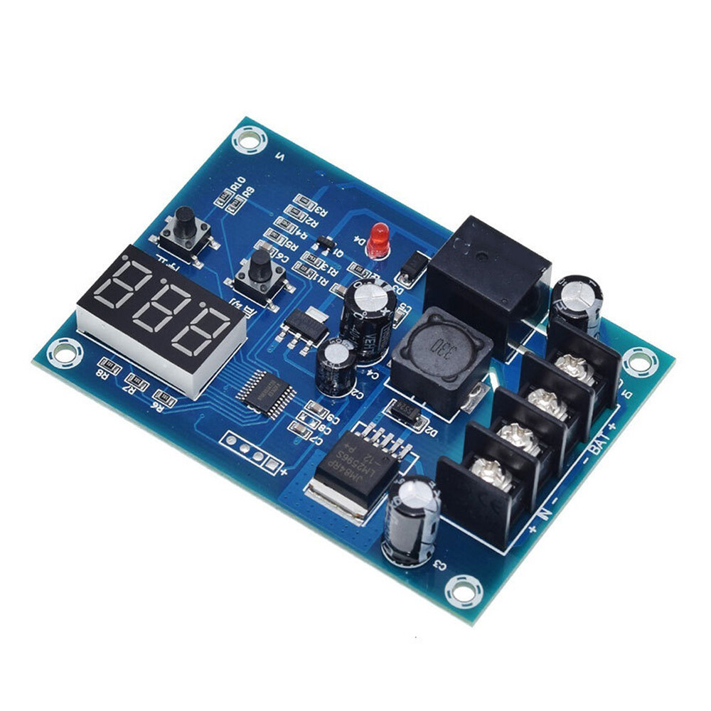 2x Battery Charge Controller Protection Module w/ LED Voltmeter XH-M603 12V 24V