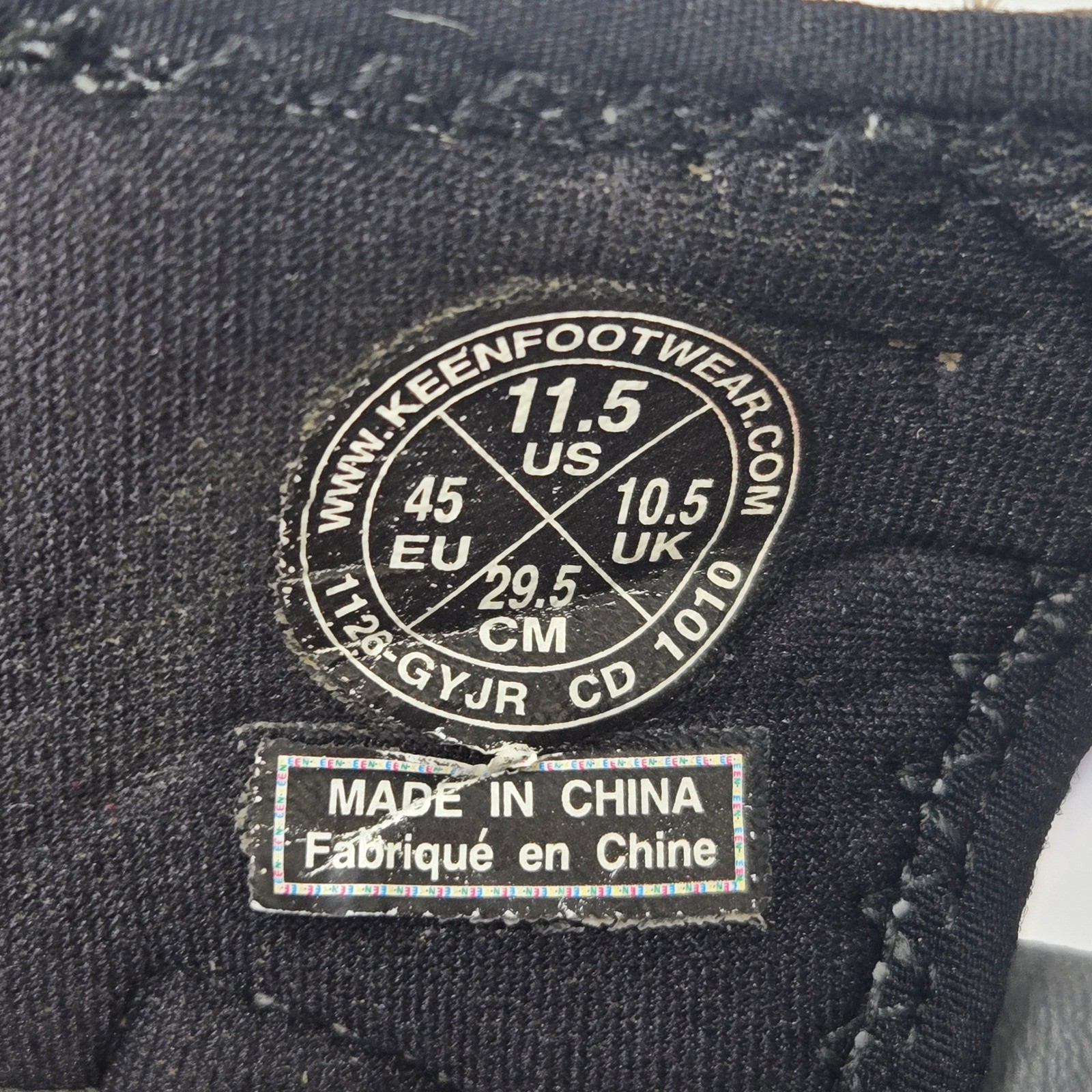 Keen Whisper Waterproof Sandals Mens 11.5 Grey Red Hiking Water Shoes 1126-GYJR