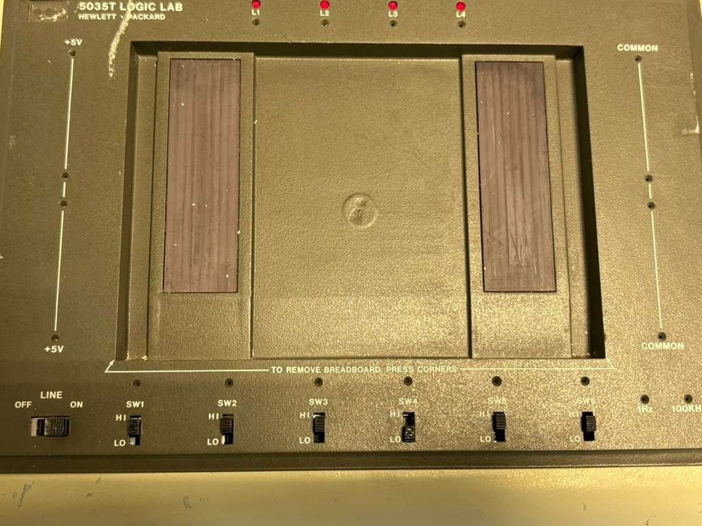 HP Hewlett-Packard 5035T Logic Lab Breadboard for Digital Circuit Experiments