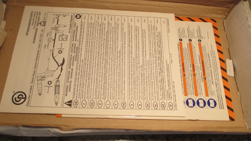 Chicago Pneumatic RP2006 Screwdriver