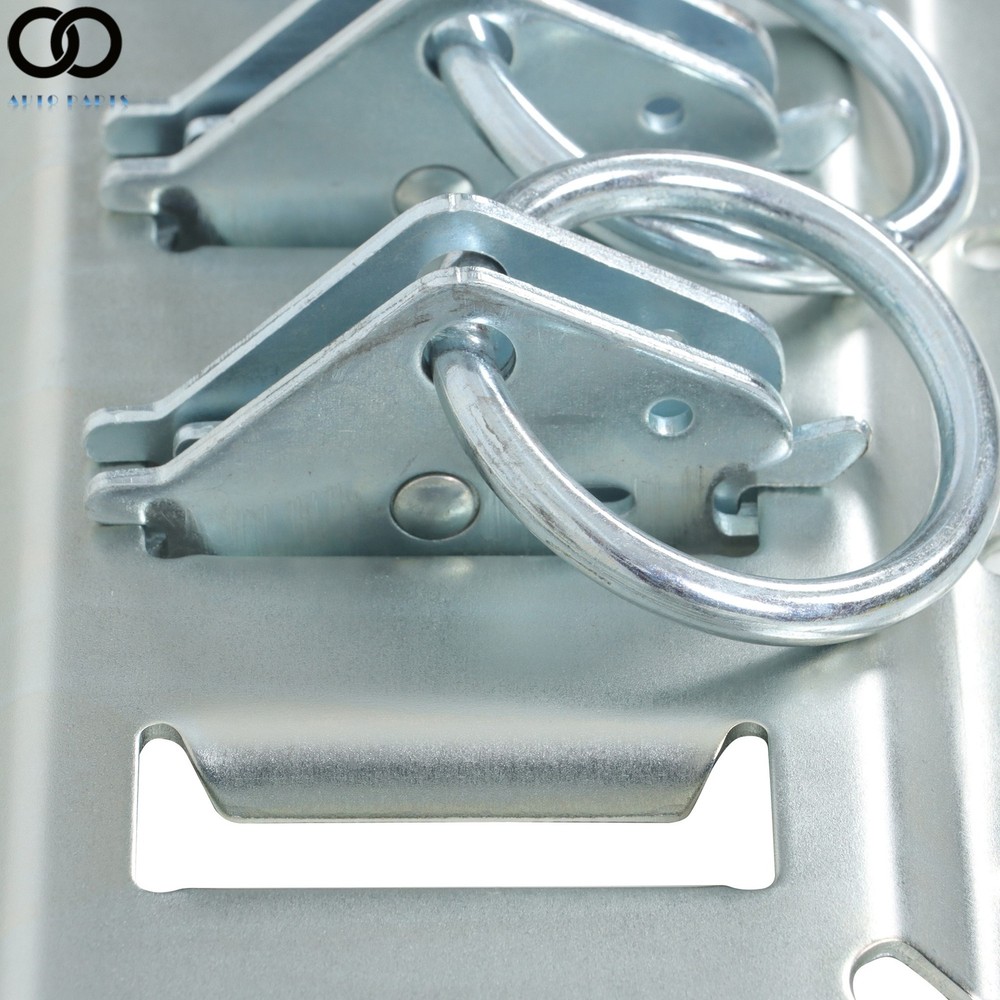 For Vans Trailers Cargo Trailer 12 Pack 5' E Track Tie Down Rail Kit Galvanized
