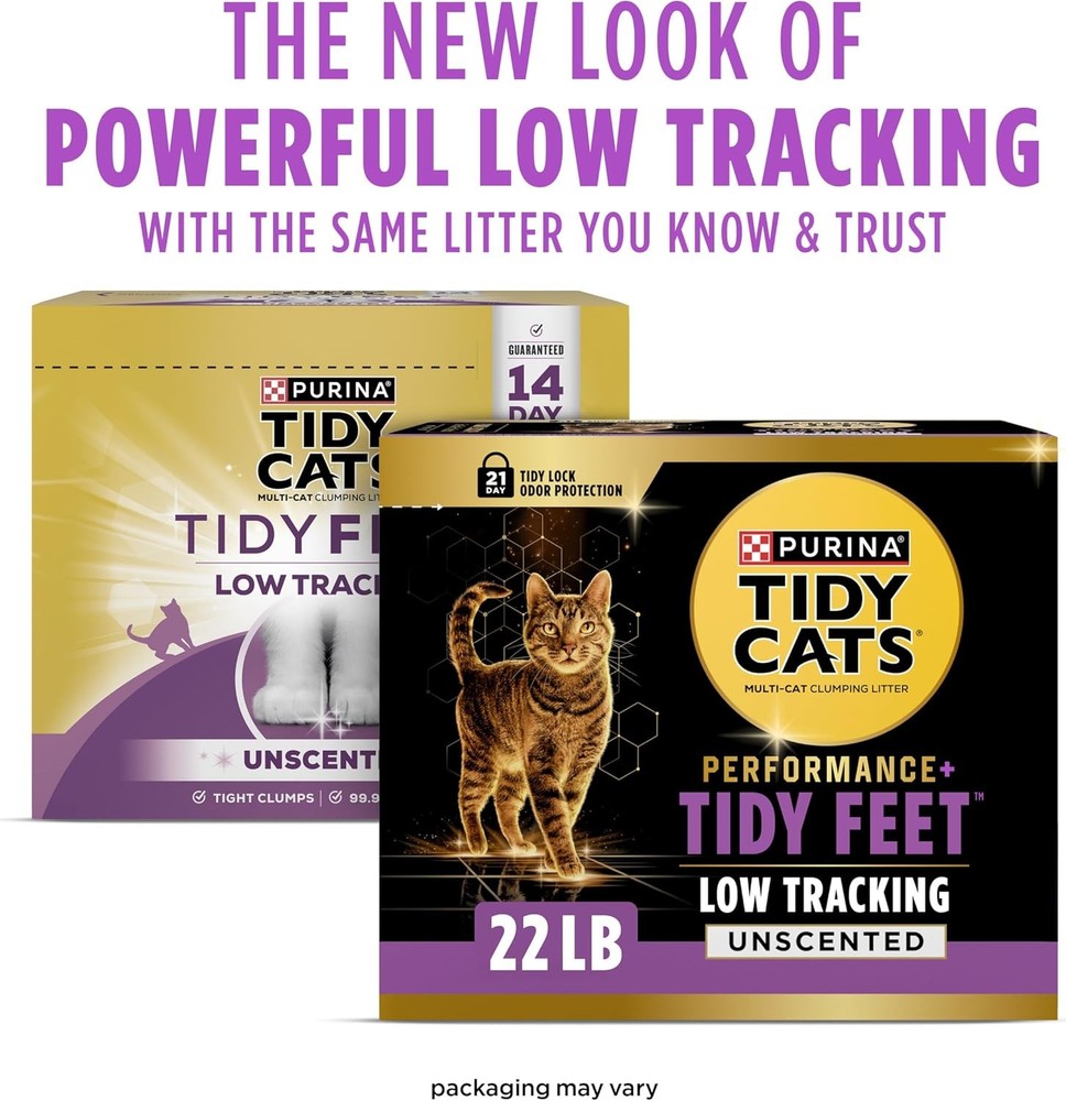 Purina Performance Plus Tidy Feet Low Tracking Unscented Clumping Multi Cat