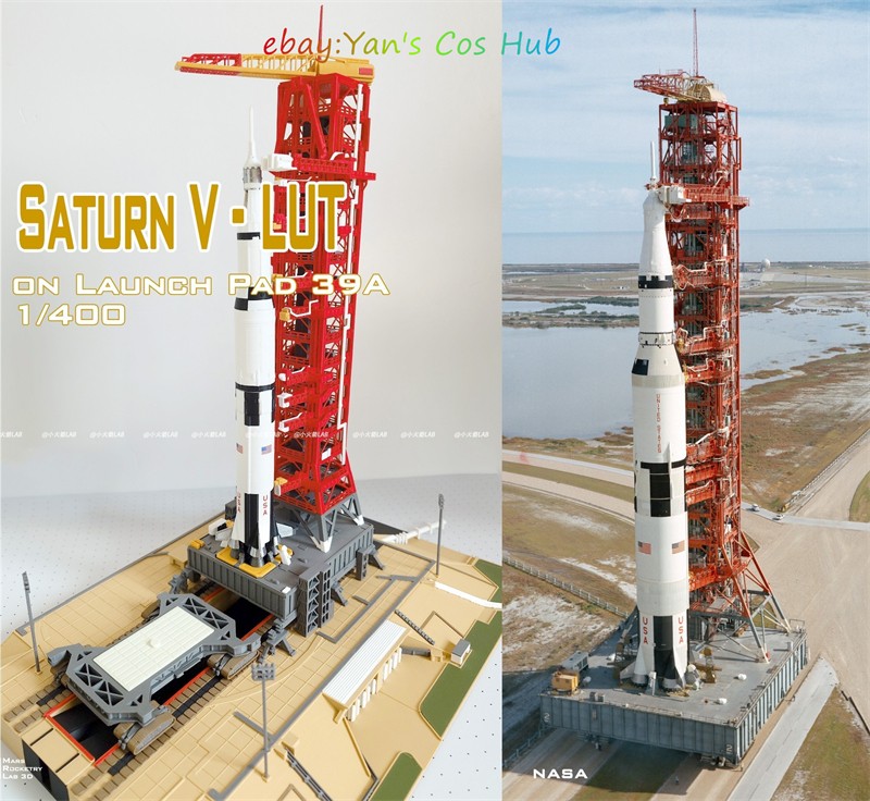 1:400 Saturn V Launch Pad 3D Printed Model Gift New
