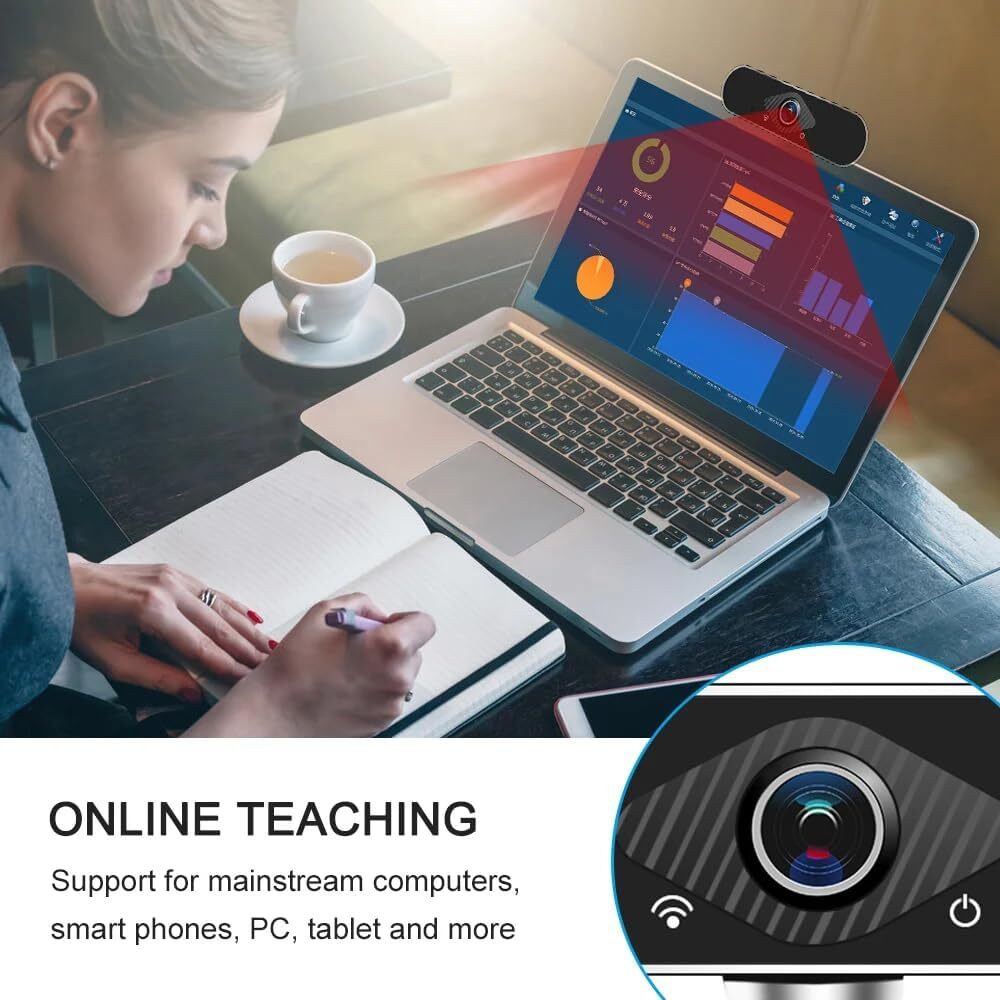 1080P Full HD USB Webcam for PC Desktop,Laptop Web Camera with Microphone Lot