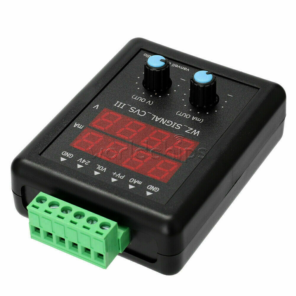 Adjustable 4-20ma Signal Generator 24V 0-10V Constant Current Source Simulation
