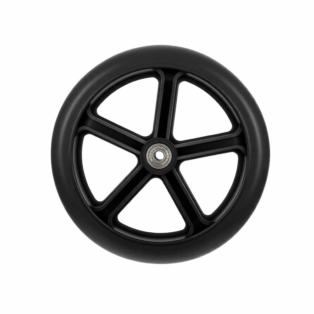 Wheels for Walker Rollator, 8 inch Two Pair, Black (4) (Front)