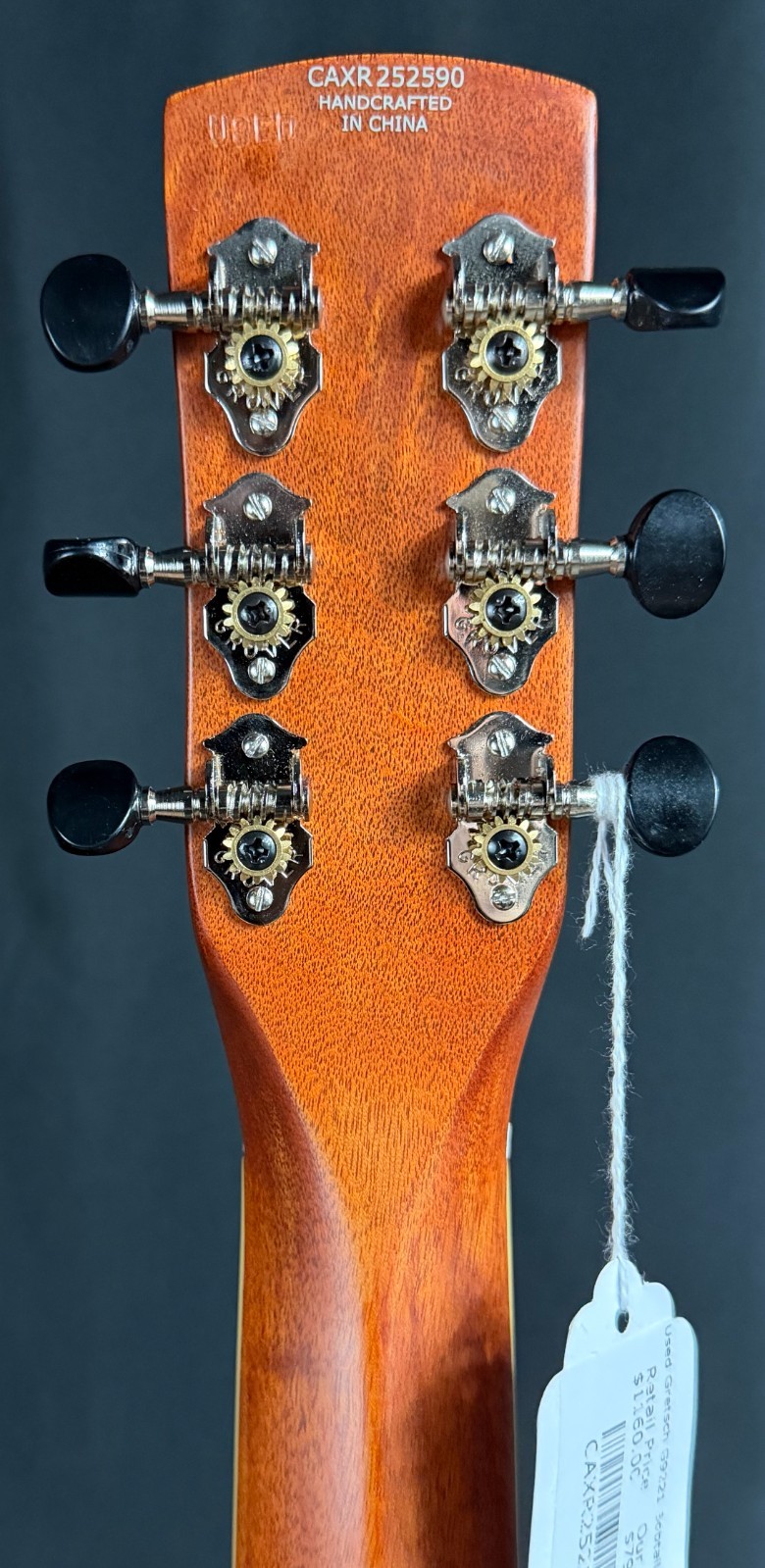 Gretsch G9221 Bobtail Steel Body Round Neck Resonator Guitar w Fishman Nashville