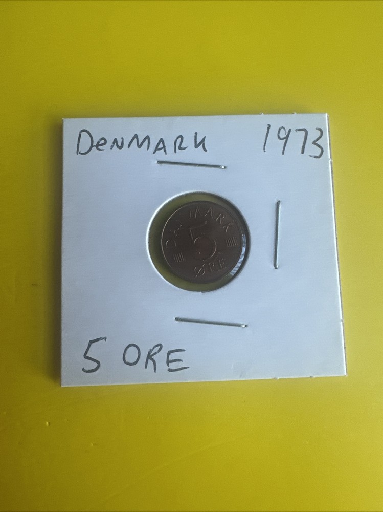 1973 Denmark 5 Ore - World Coin