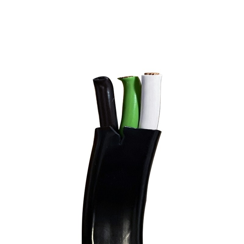 Trailer Light Cable 12-3 Wiring Harness 12 Gauge 3 Wire Jacketed Black - 100 FT