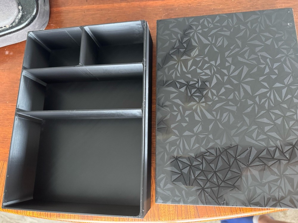 3DP Black Custom Monster Box Small Medium & Large Compartments