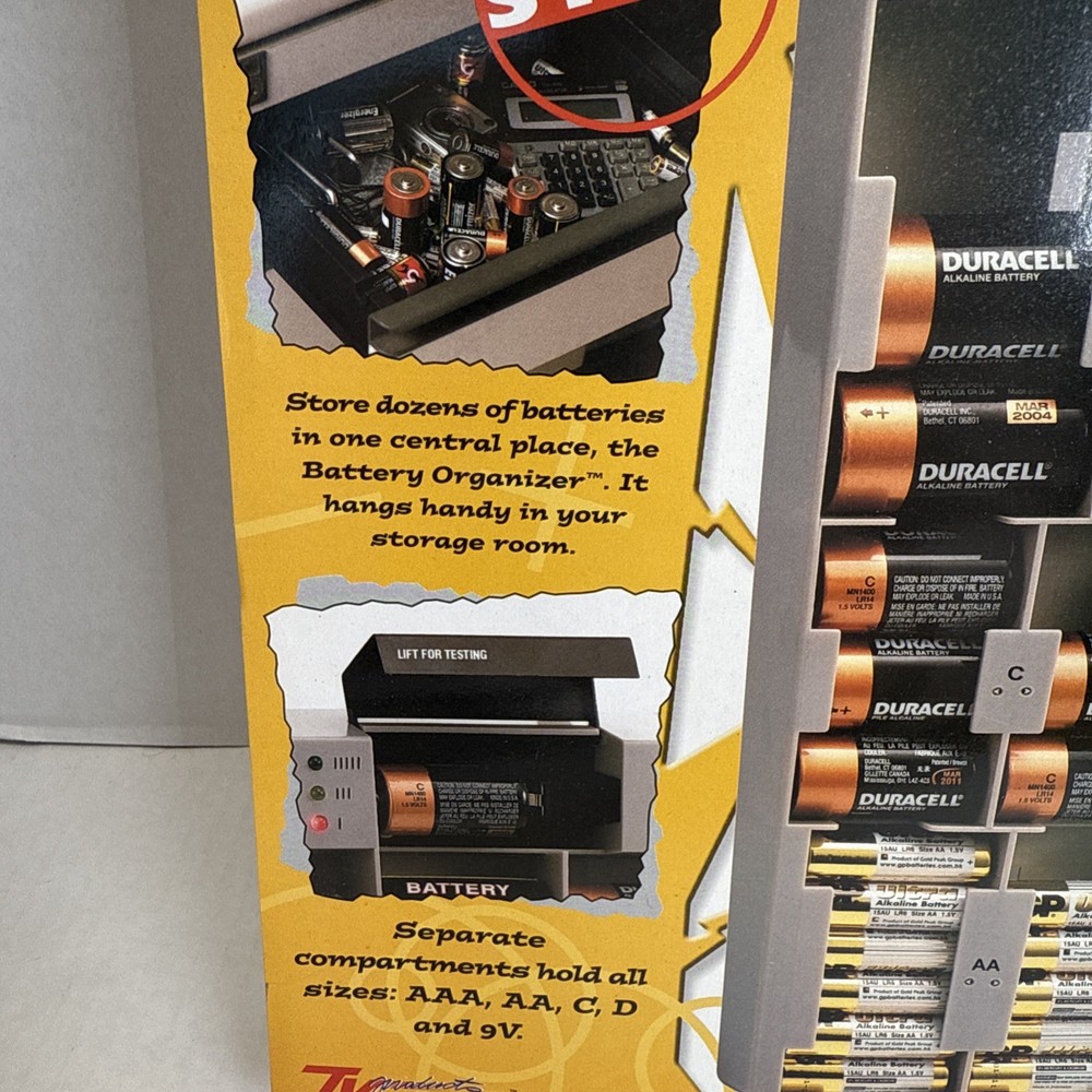 Handy Trends Battery Organizer and Tester