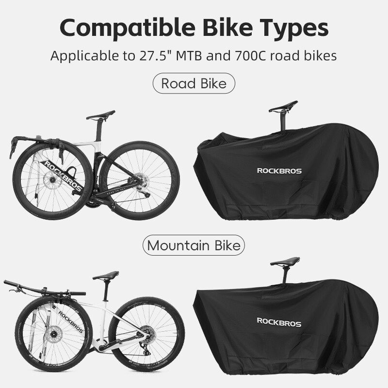 ROCKBROS Bike Storage Bag for 27.5'' MTB 700C Road Foldable Portable Carry Bag