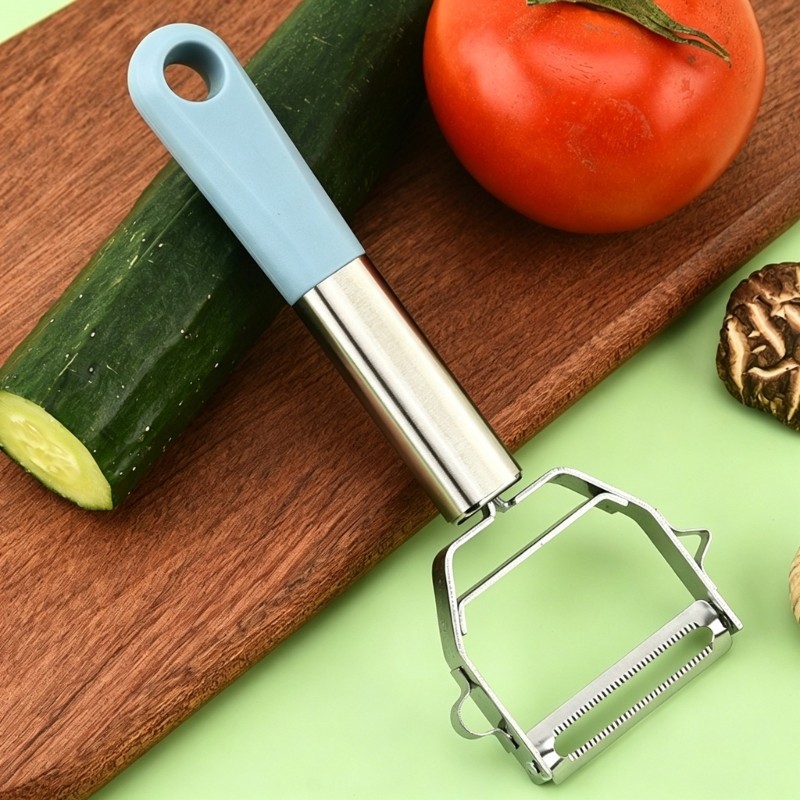 Stainless Steels Vegetable Fruit Peeler With Ergonomic Handle For Kitchen Use