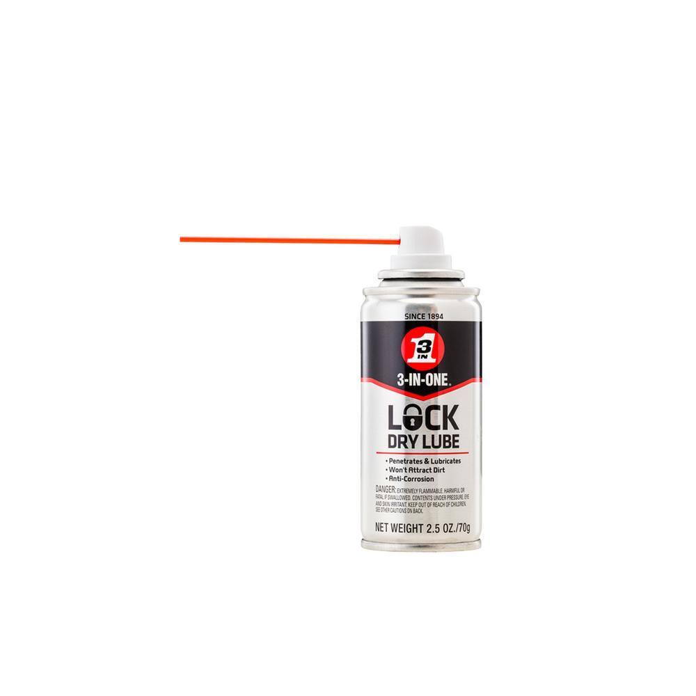 3-IN-ONE Lock Lube 2.5 oz. (2-Pack)