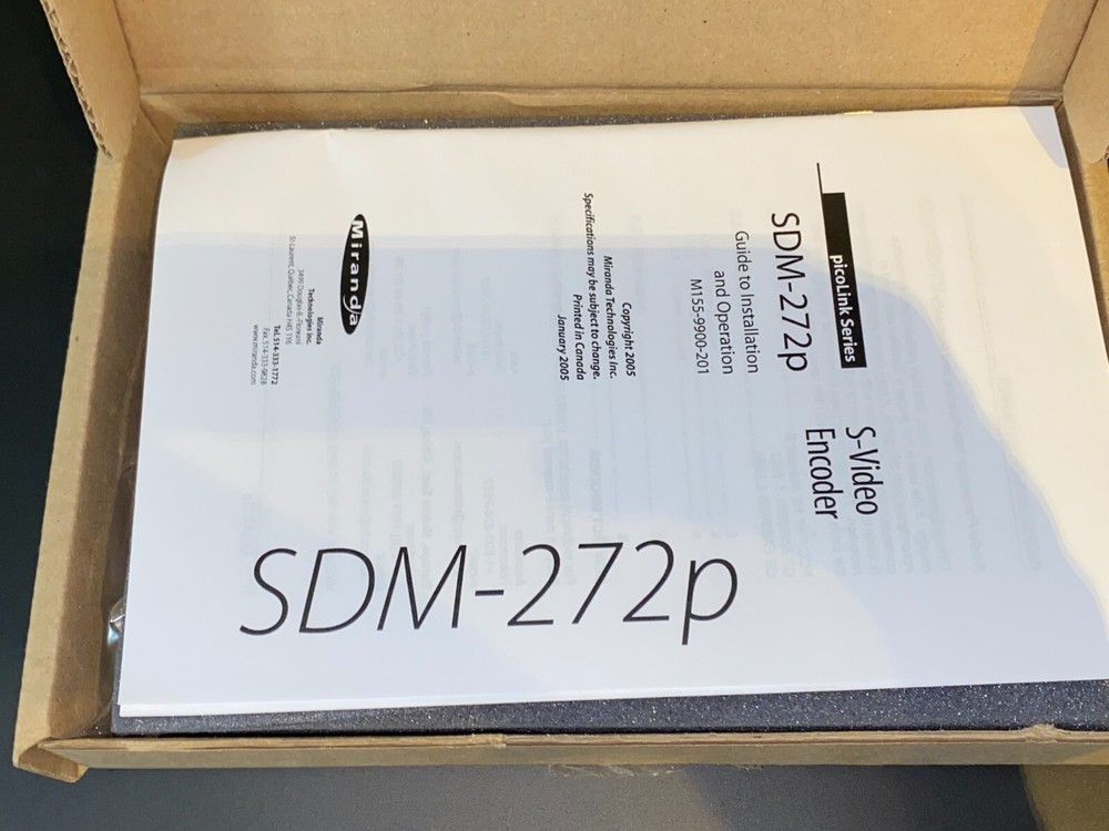 MIRANDA PICOLINK SDM-272p Converter, 4:2:2