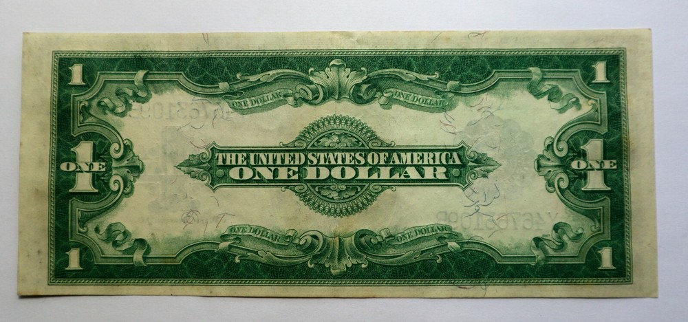 1923 $1 SILVER CERTIFICATE US LARGE NOTE HORSE BLANKET
