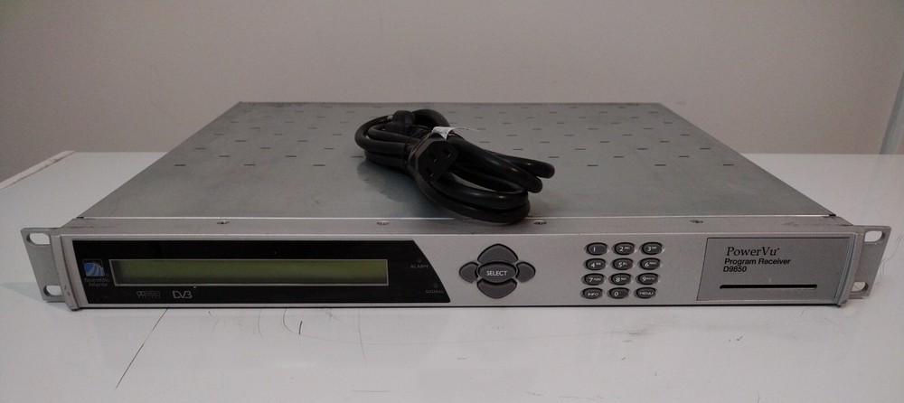Cisco Scientific Atlanta D9850 PowerVu Program Reciever / Video Decoder USED