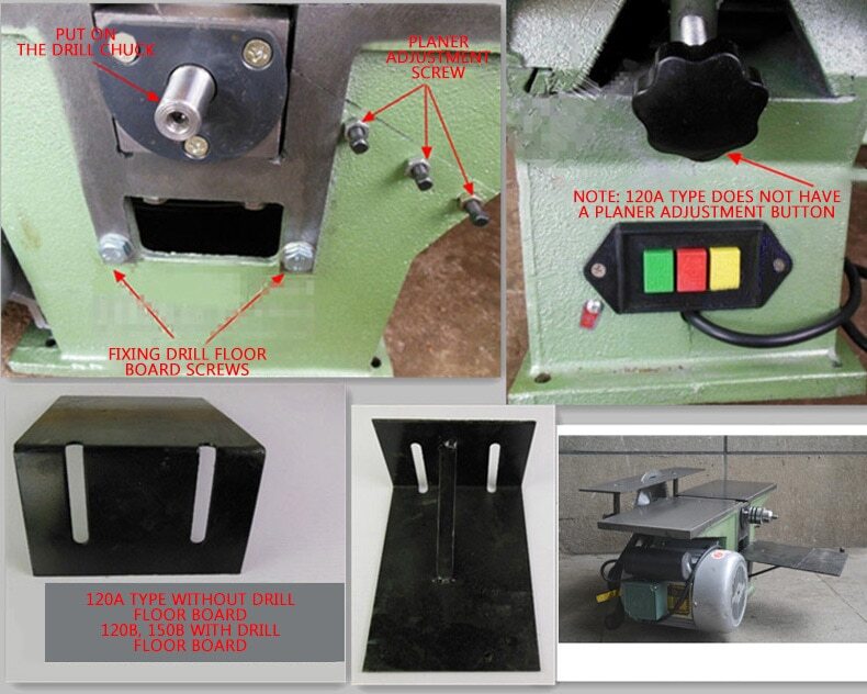 Woodworking Planer Multipurpose Machine Tools Desktop Chainsaw Electric Planer